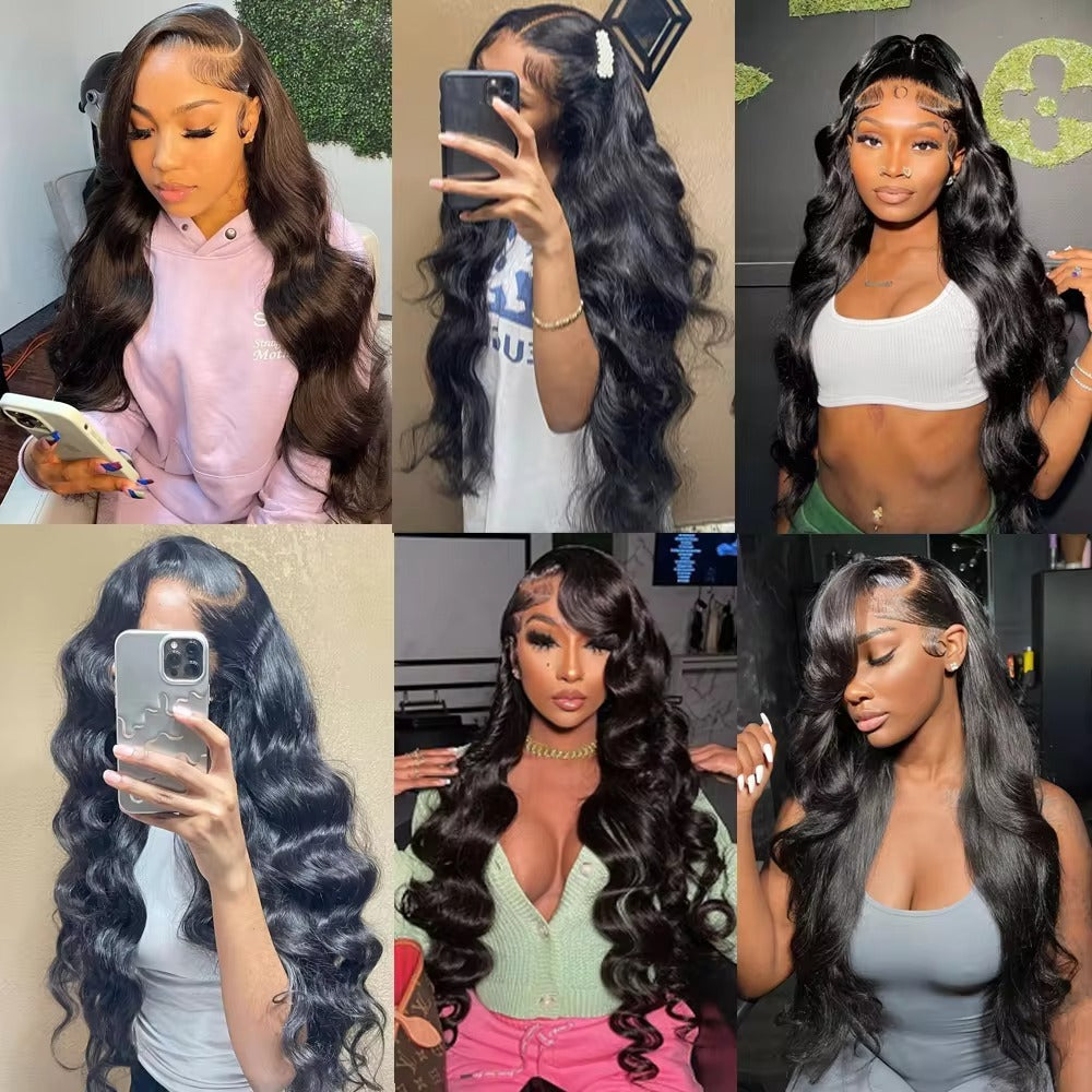 Luxury 6x4 Virgin Human Hair Lace Front Wig – 100% Raw Human Hair
