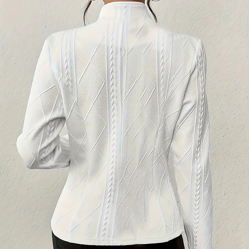 Elegant Open-Front Blazer – Business Casual Chic Jacket