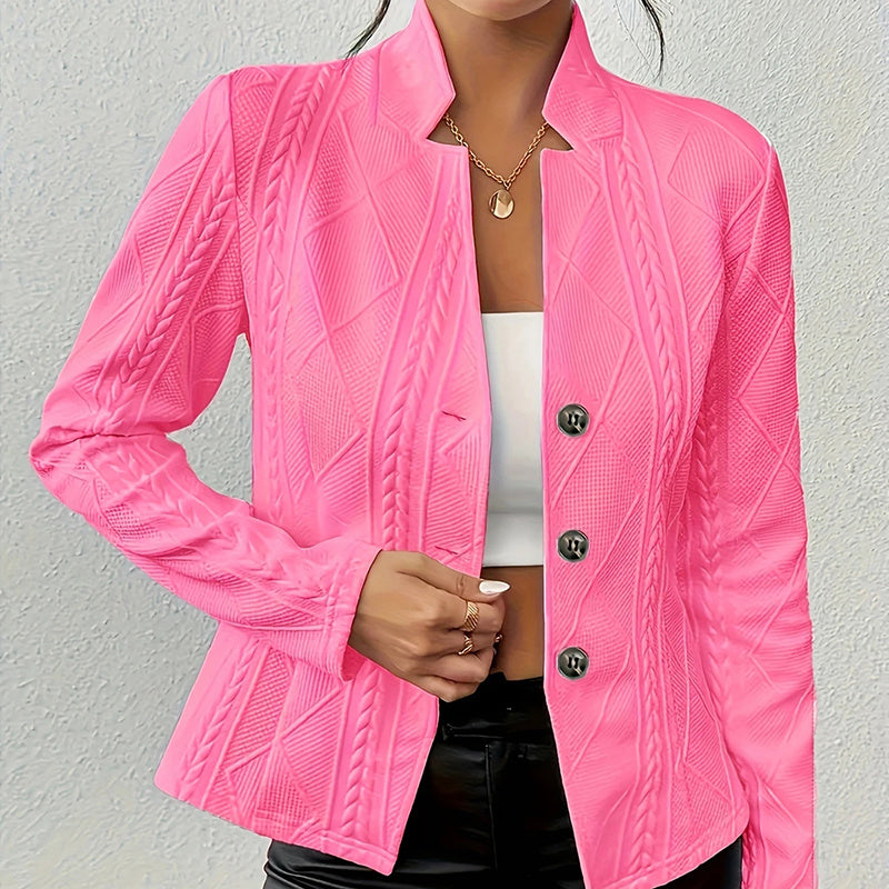 Elegant Open-Front Blazer – Business Casual Chic Jacket