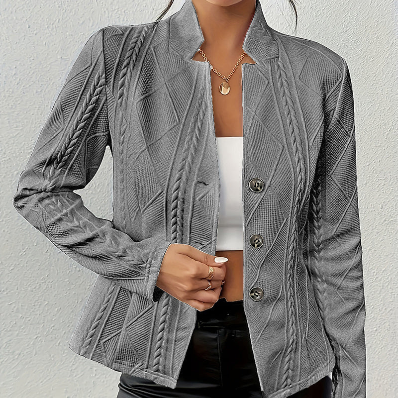Elegant Open-Front Blazer – Business Casual Chic Jacket