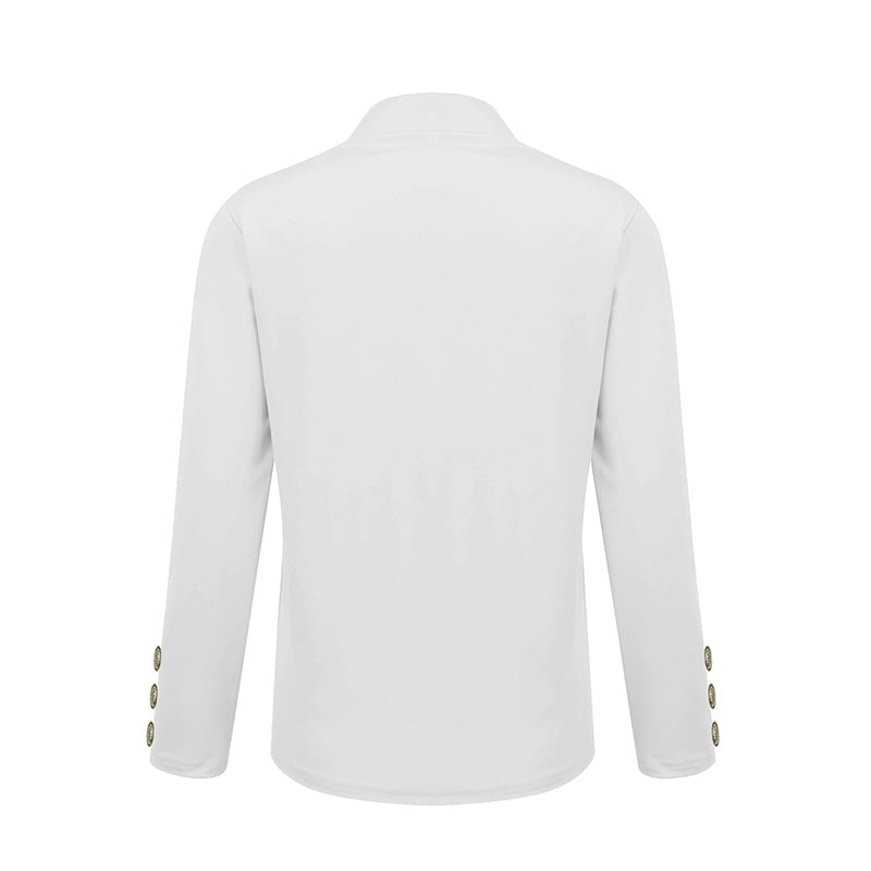 Women's Solid Color Long Sleeve Blazer – Button Cuff Sport Coat for Work & Casual Wear