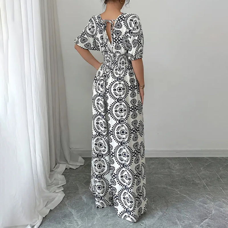 Garden Stroll Wide-Leg Jumpsuit