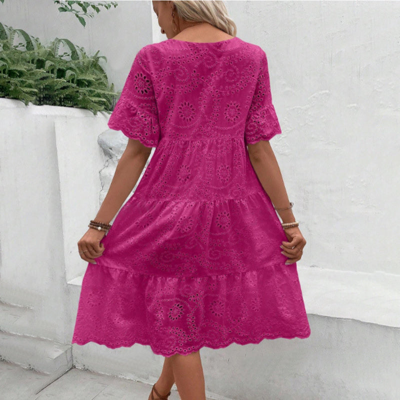 Island Breeze Elegant Summer Vacation Dress