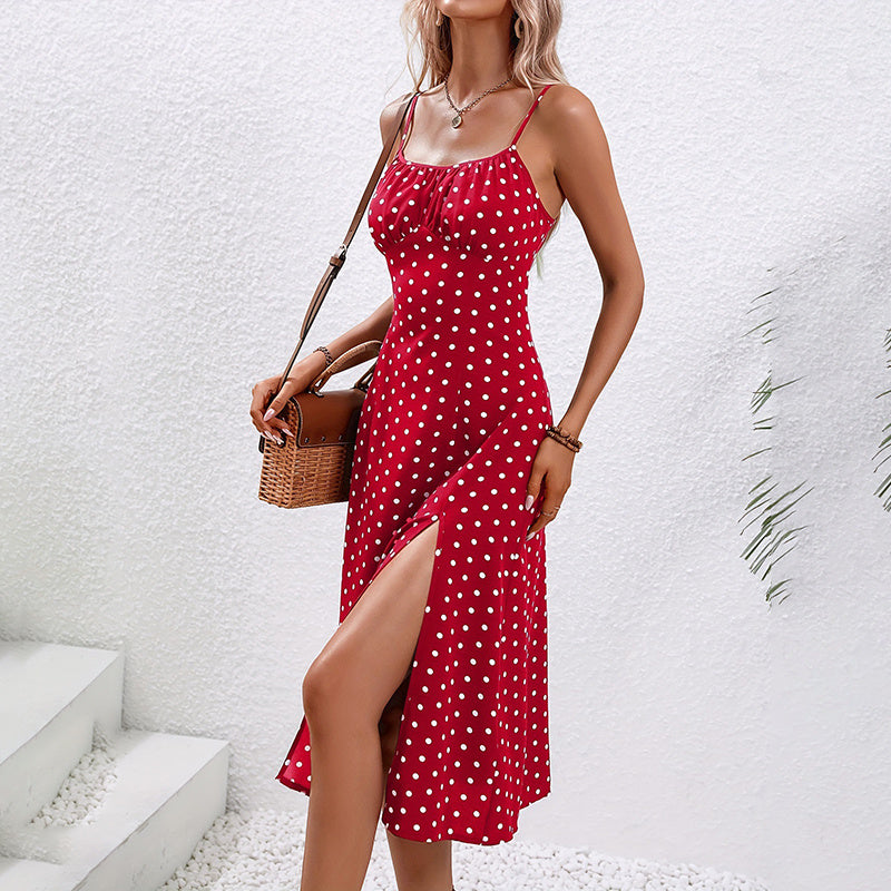 Endless Summer Polka Dot Sundress – Boho Chic