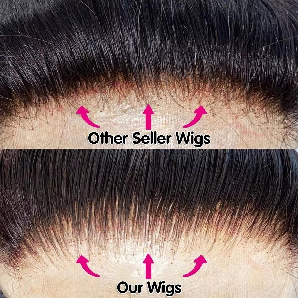 Luxury 6x4 Virgin Human Hair Lace Front Wig – 100% Raw Human Hair