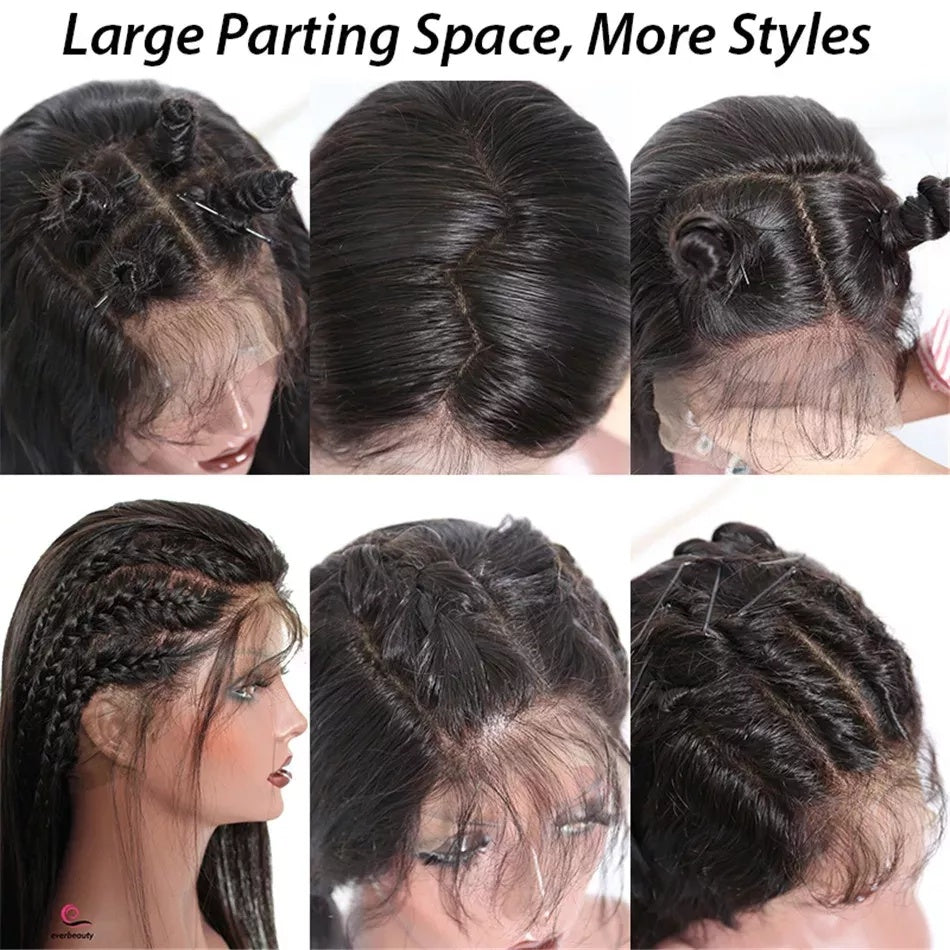Luxury 6x4 Virgin Human Hair Lace Front Wig – 100% Raw Human Hair