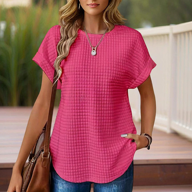 Weekend Wanderer Round Neck Short Sleeve Top