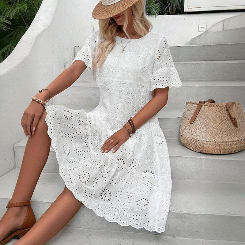 Island Breeze Elegant Summer Vacation Dress