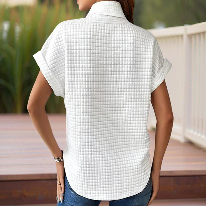 Weekend Wanderer Round Neck Short Sleeve Top