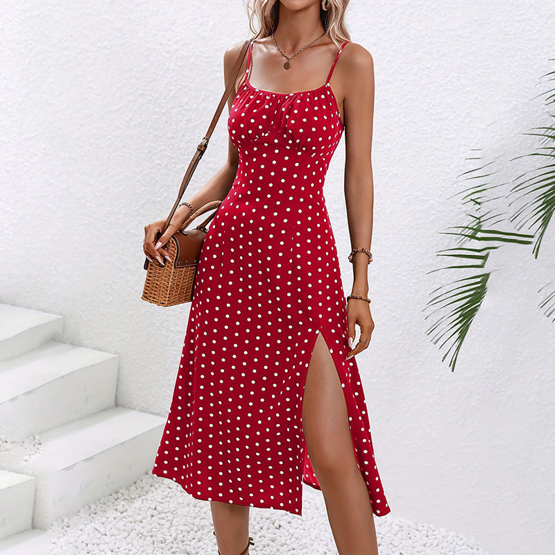 Endless Summer Polka Dot Sundress – Boho Chic