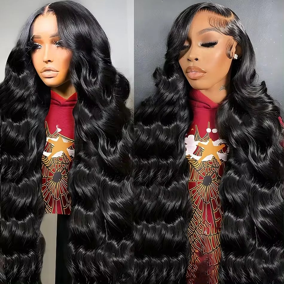Luxury 6x4 Virgin Human Hair Lace Front Wig – 100% Raw Human Hair