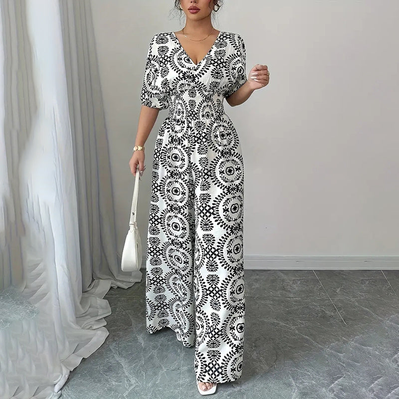 Garden Stroll Wide-Leg Jumpsuit