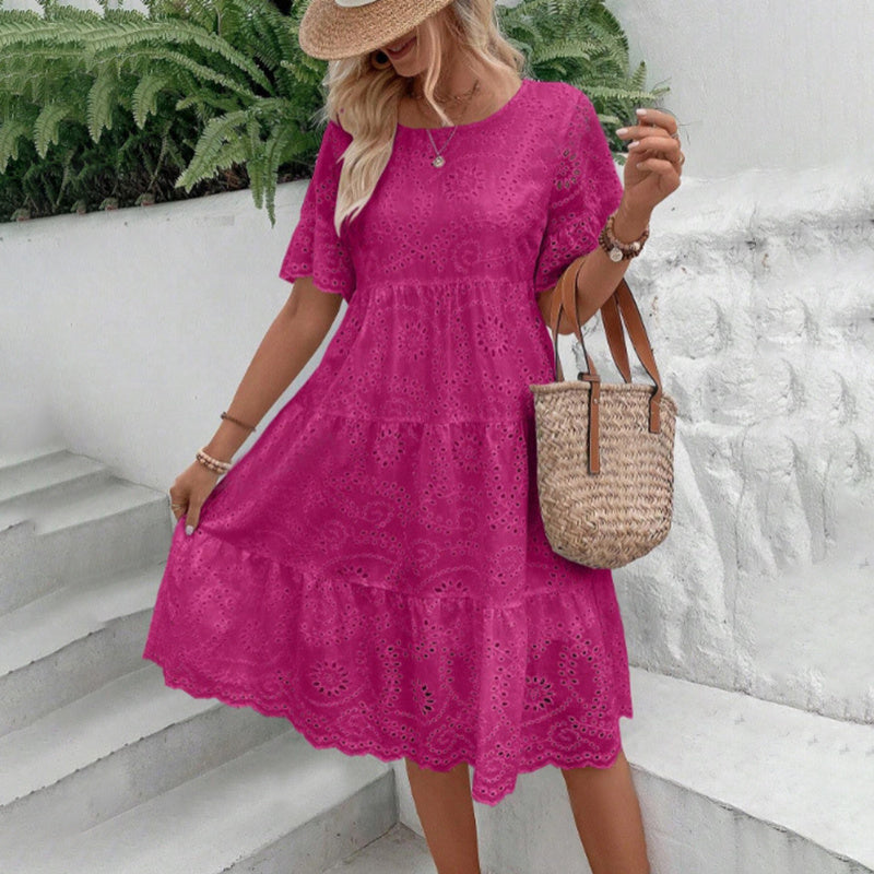Island Breeze Elegant Summer Vacation Dress