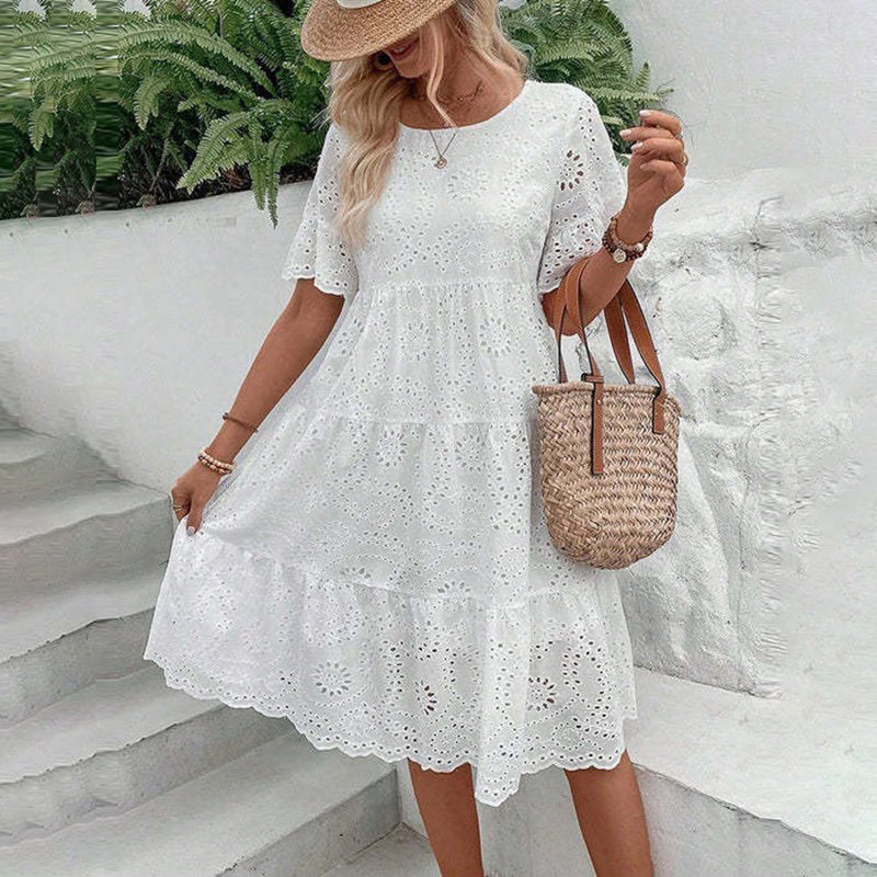 Island Breeze Elegant Summer Vacation Dress