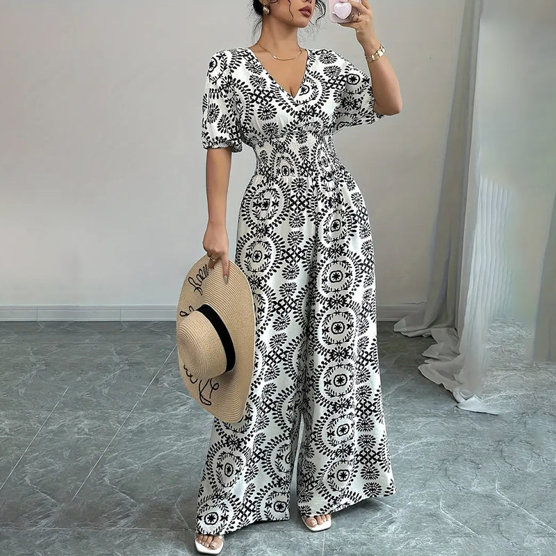 Garden Stroll Wide-Leg Jumpsuit